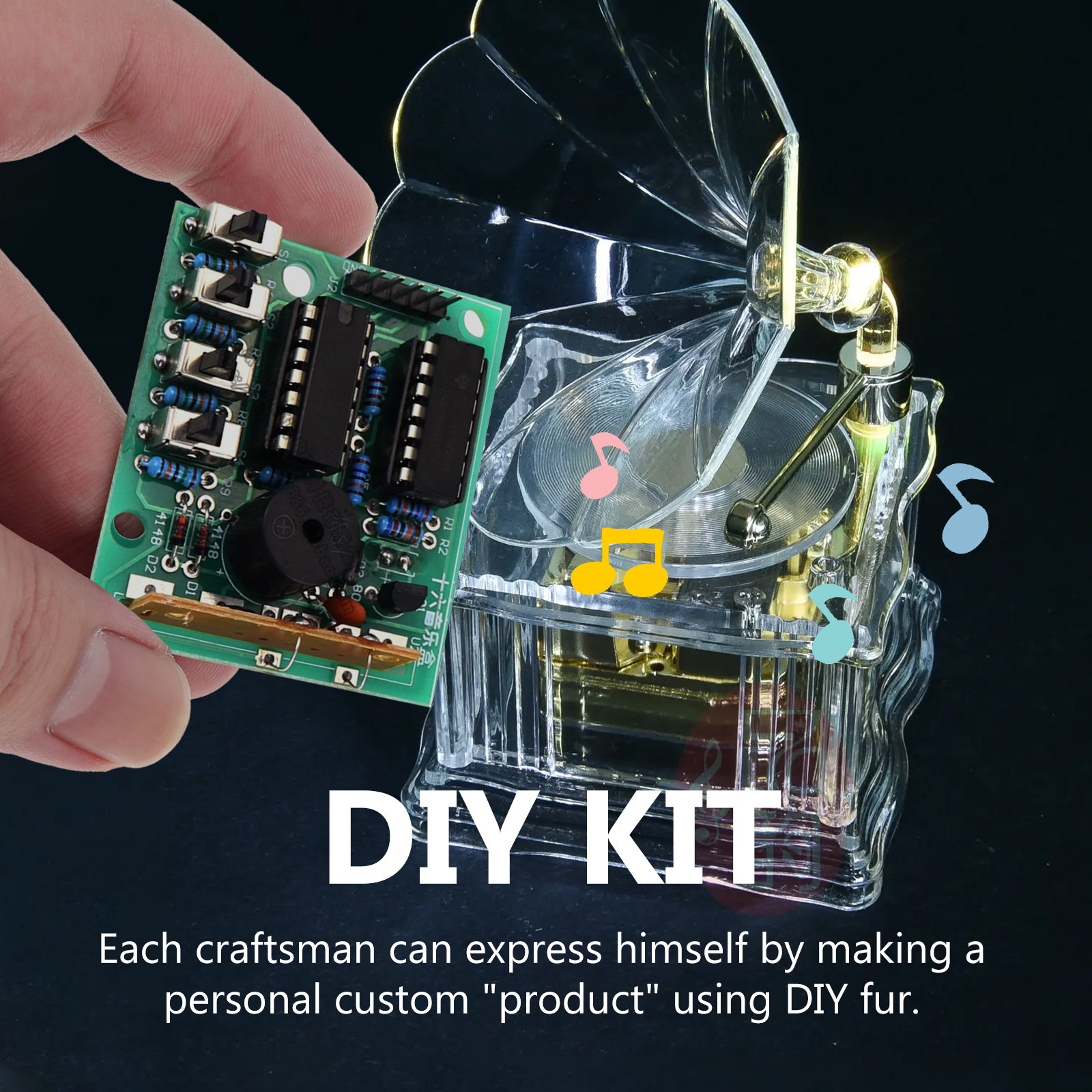 Diy Electronics Box - 1 Set DIY Musikbox Elektronische Komponenten
